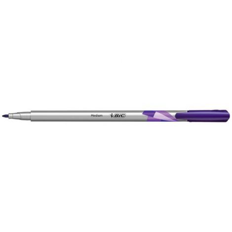 Cienkopis Bic Intensity Medium 0.8mm, Fioletowy